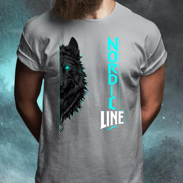 Nordic Line Farkas férfi póló