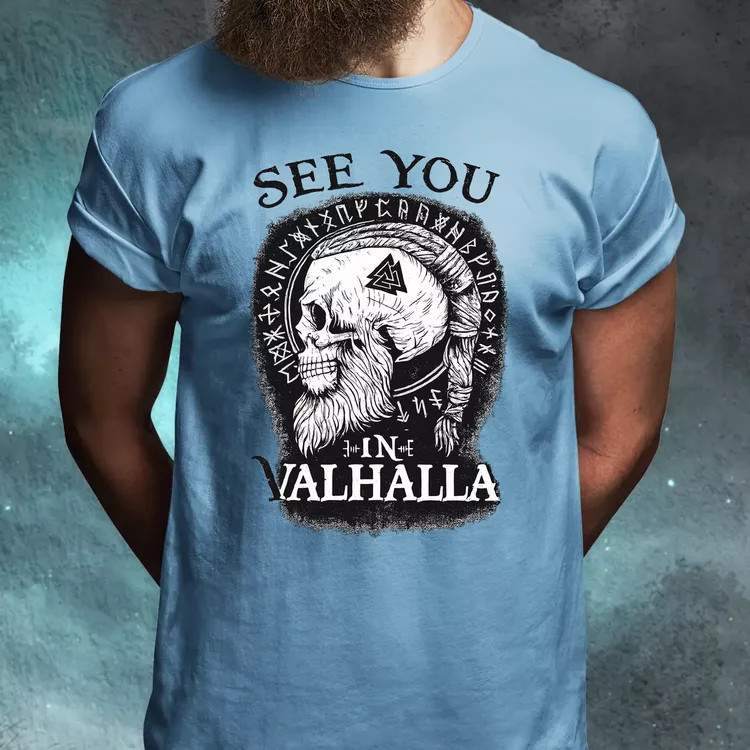 See U in Valhalla férfi póló