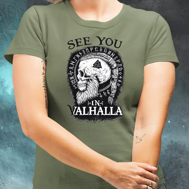 See U in Valhalla női póló