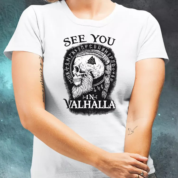See U in Valhalla női póló