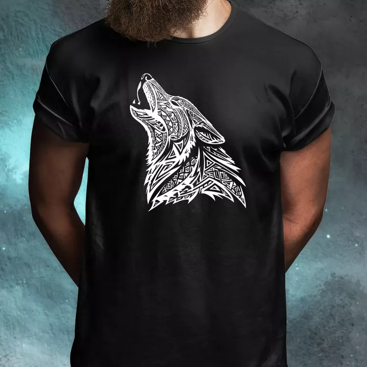 Üvöltő Fenrir férfi póló