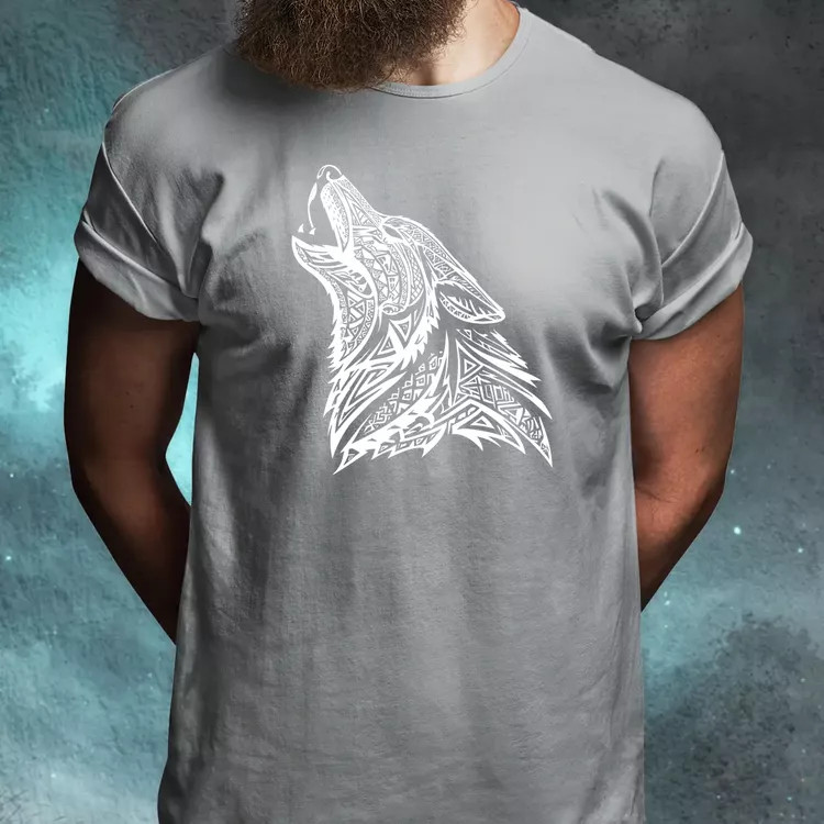 Üvöltő Fenrir férfi póló