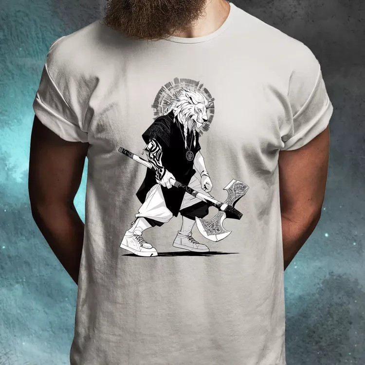 Viking Oroszlán férfi póló