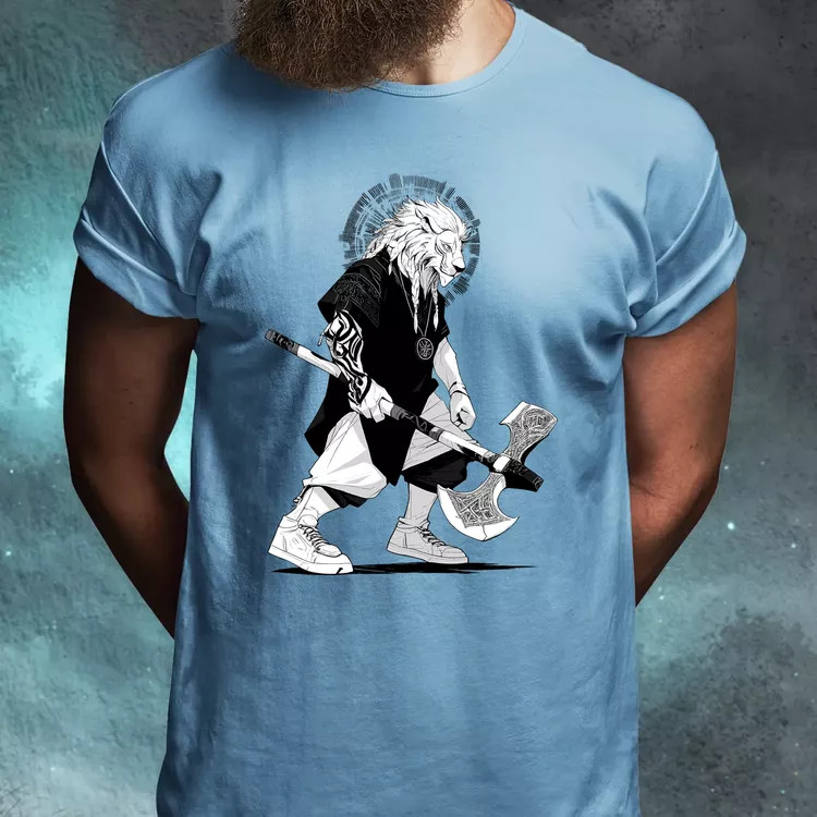 Viking Oroszlán férfi póló