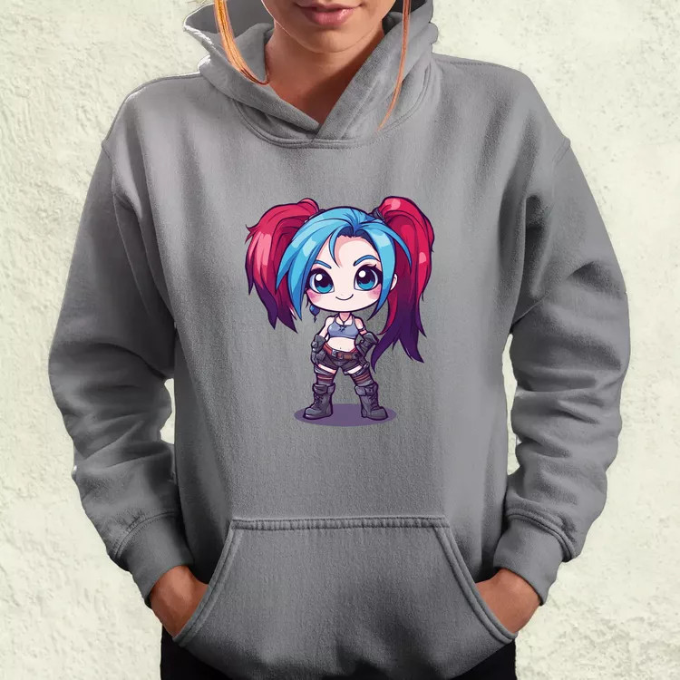Chibi Jinx v1 női pulóver