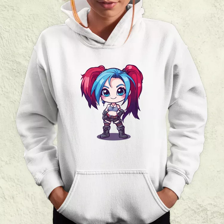Chibi Jinx v1 női pulóver