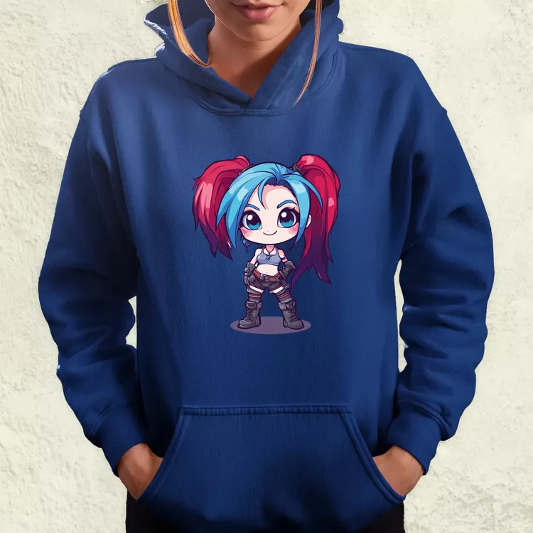 Chibi Jinx v1 női pulóver