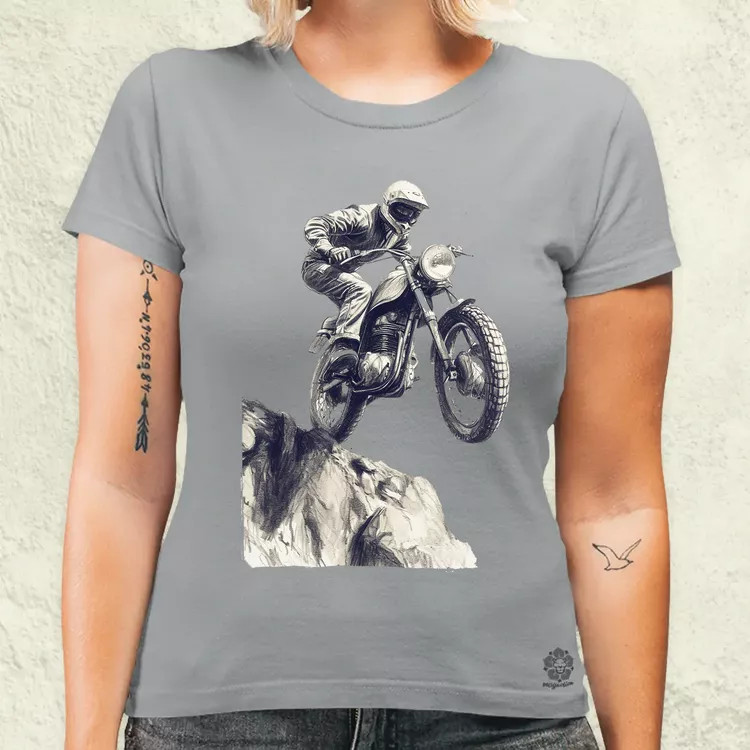 Motocross v1 női póló