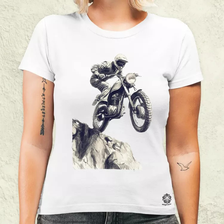 Motocross v1 női póló