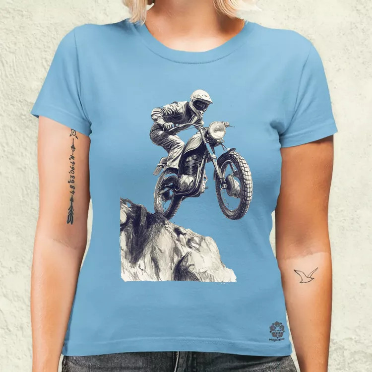 Motocross v1 női póló