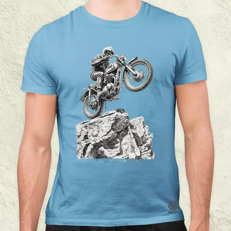 Motocross v2 férfi póló