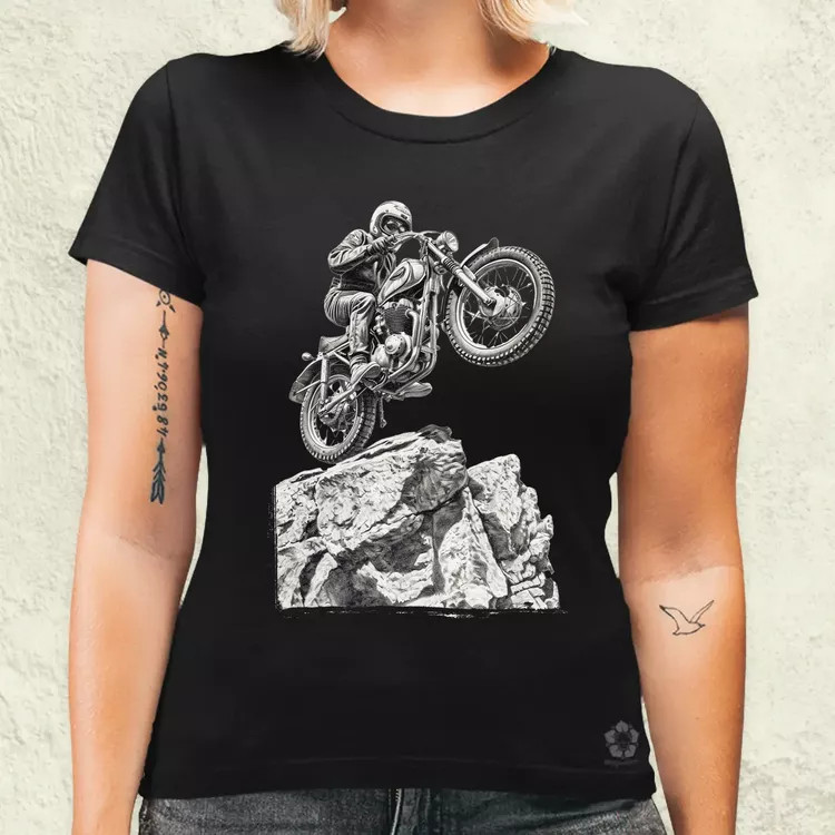 Motocross v2 női póló