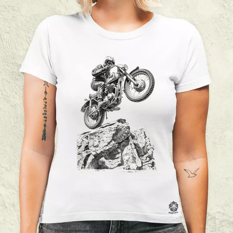 Motocross v2 női póló