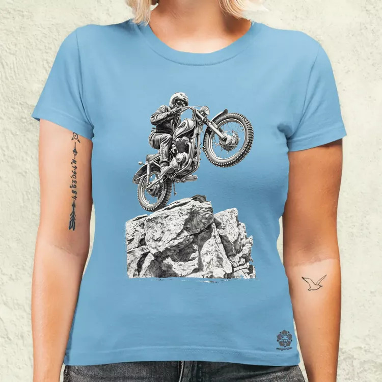 Motocross v2 női póló