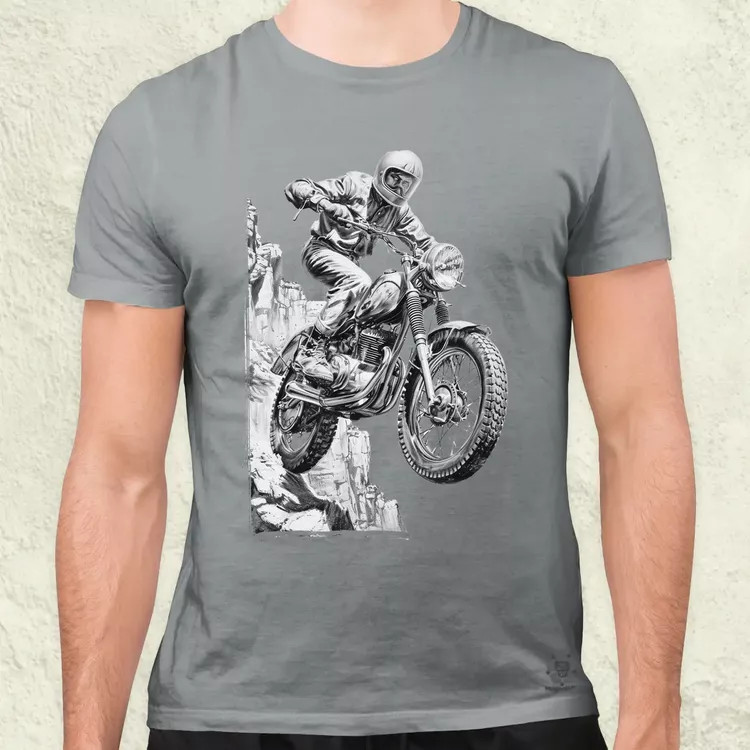 Motocross v4 férfi póló