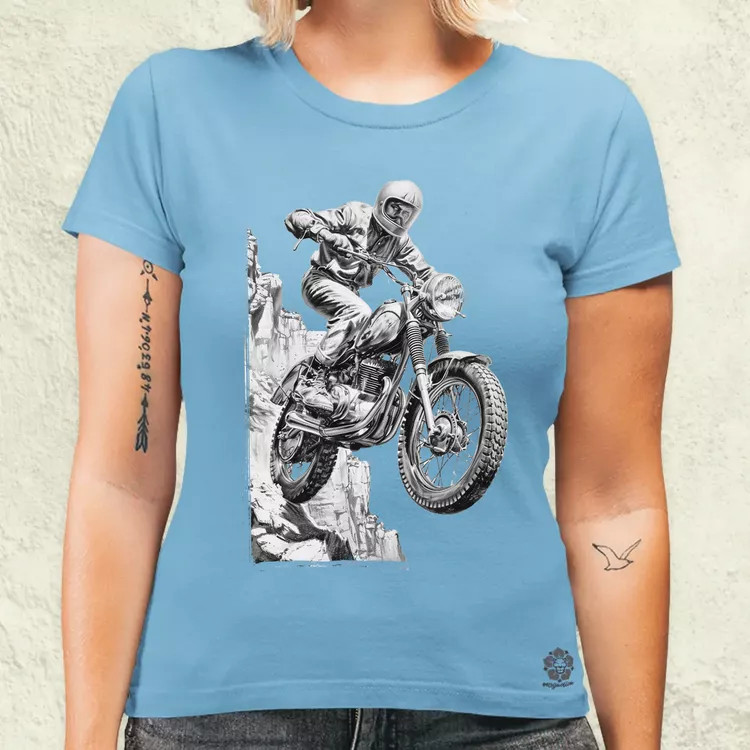 Motocross v4 női póló