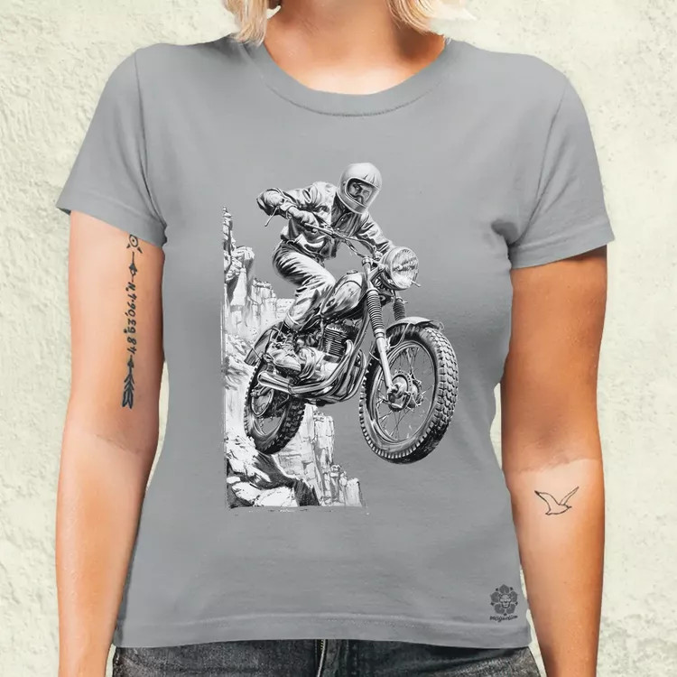 Motocross v4 női póló