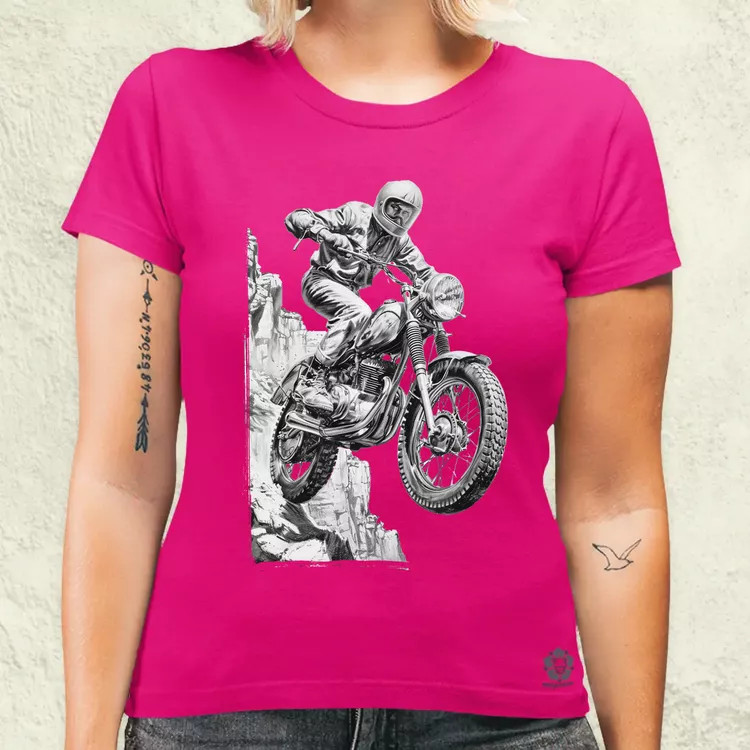 Motocross v4 női póló