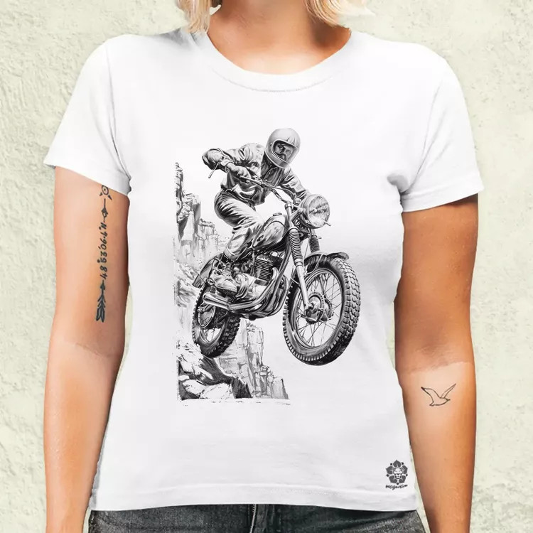 Motocross v4 női póló