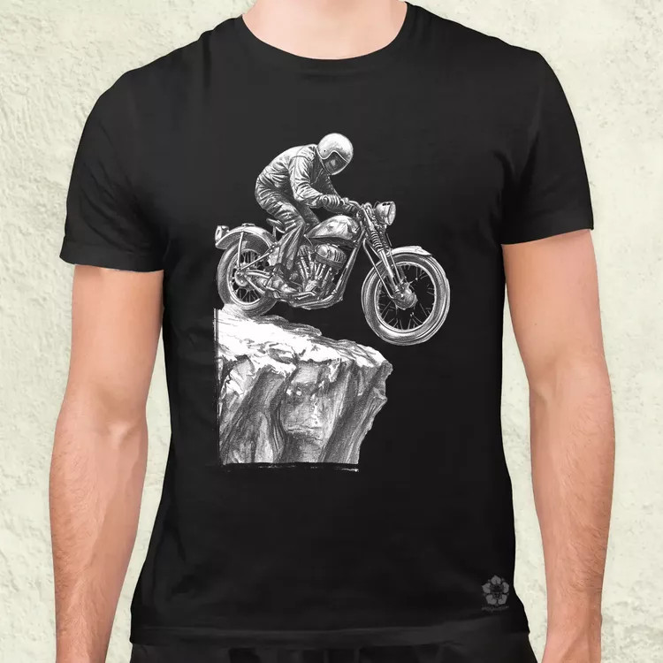 Motocross v6 férfi póló