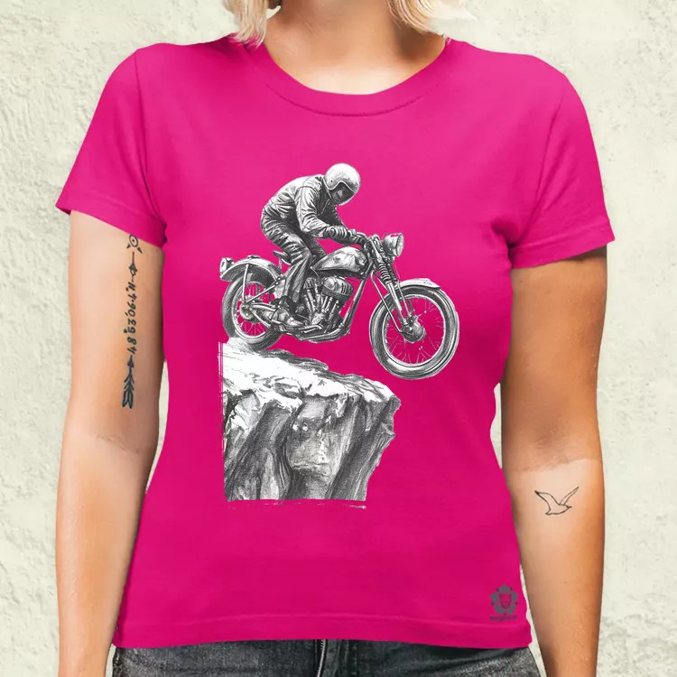 Motocross v6 női póló