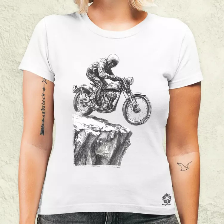 Motocross v6 női póló