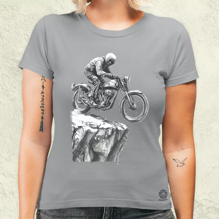 Motocross v6 női póló