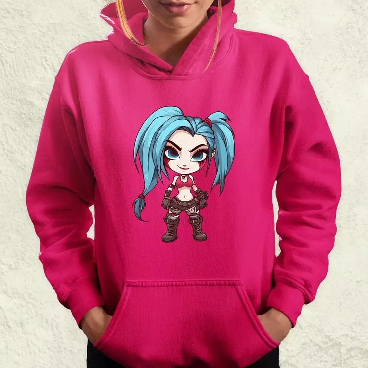 Chibi Jinx v3 női pulóver