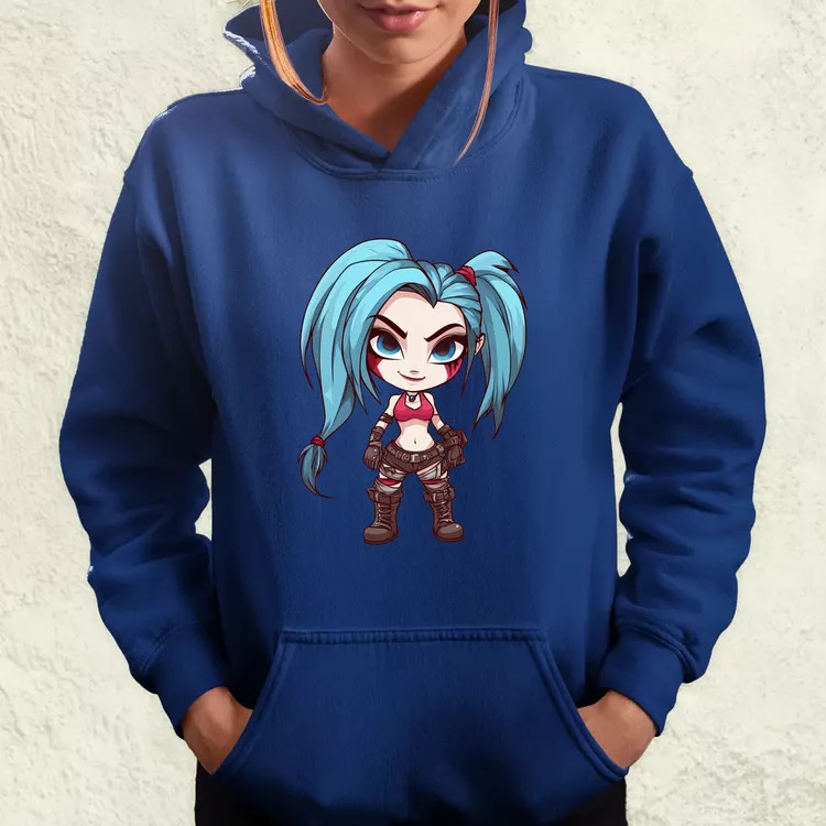 Chibi Jinx v3 női pulóver