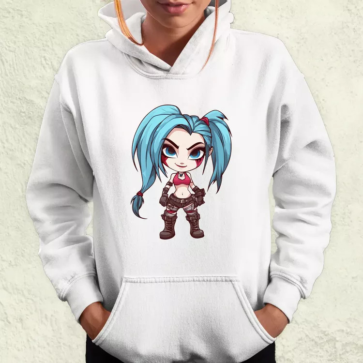 Chibi Jinx v3 női pulóver