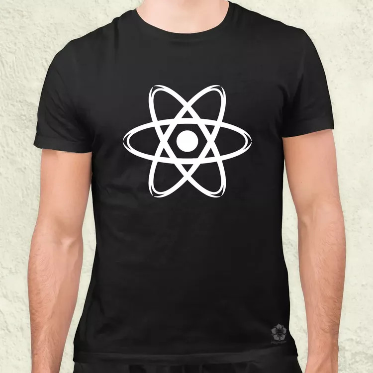 Atom férfi póló