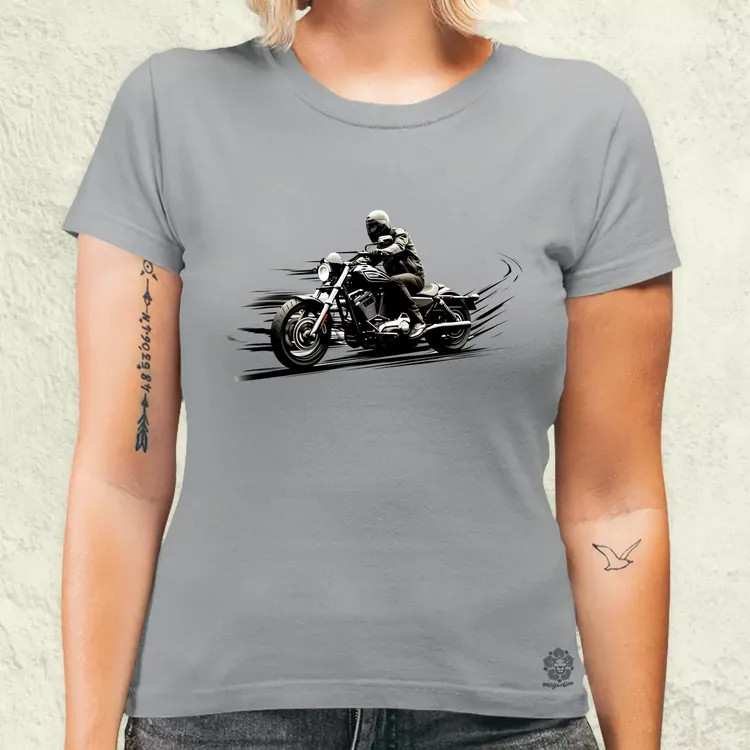 Harley Davidson Sportster rajz v1 női póló