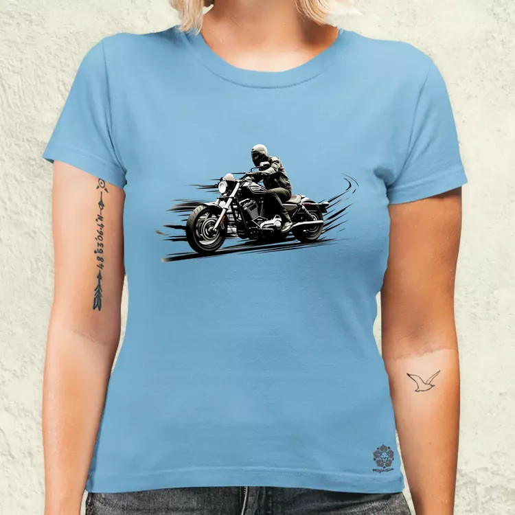 Harley Davidson Sportster rajz v1 női póló