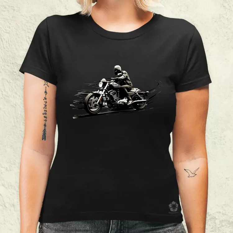 Harley Davidson Sportster rajz v1 női póló