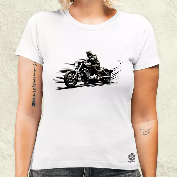 Harley Davidson Sportster rajz v1 női póló