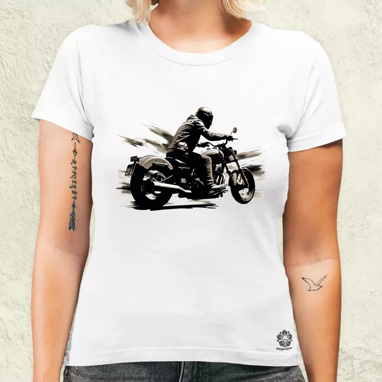 Harley Davidson Sportster rajz v2 női póló