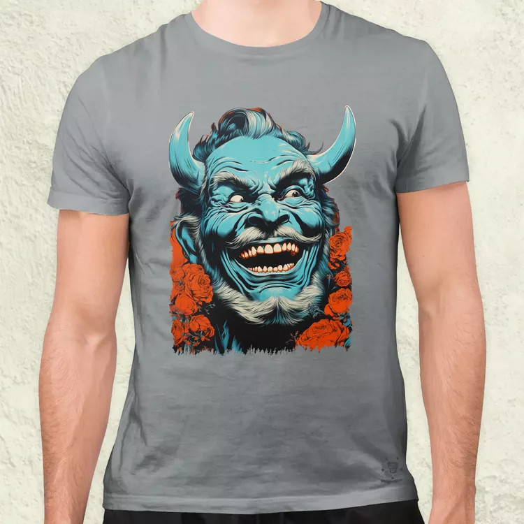 Pop art Hannya maszk v3 férfi póló