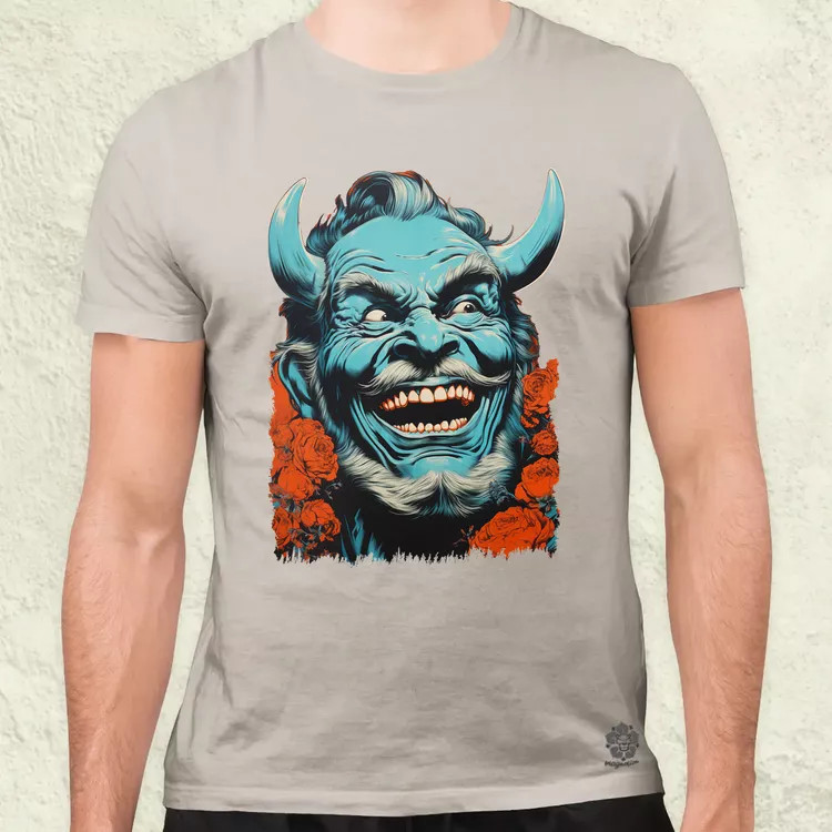 Pop art Hannya maszk v3 férfi póló