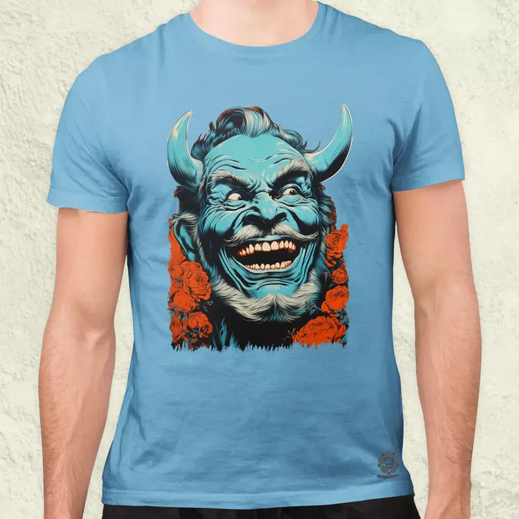 Pop art Hannya maszk v3 férfi póló