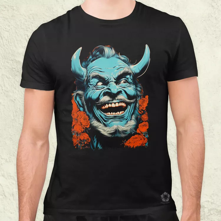 Pop art Hannya maszk v3 férfi póló