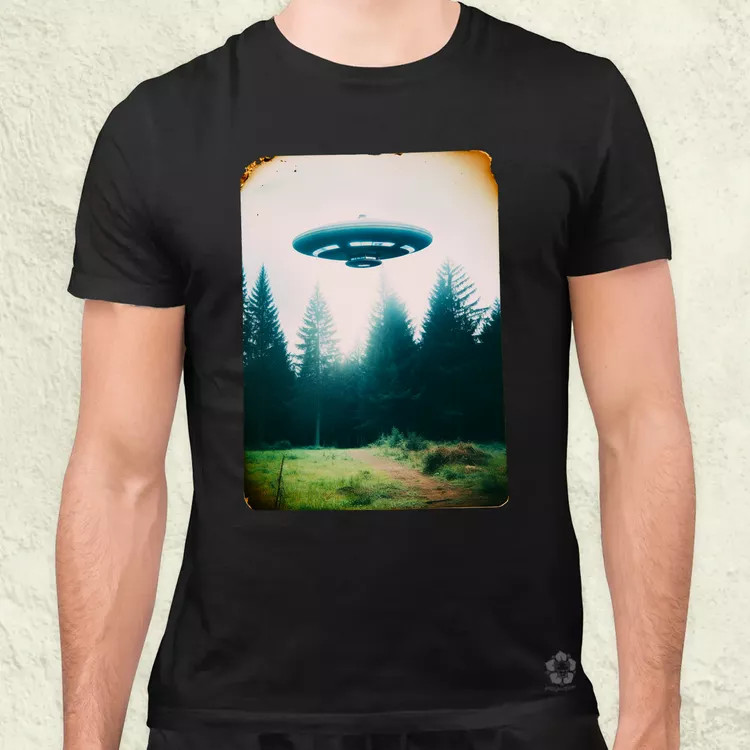 Ritka polaroid kép UFO-ról v1 férfi póló