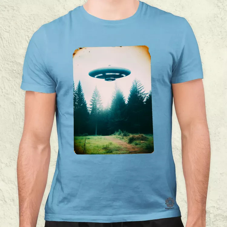 Ritka polaroid kép UFO-ról v1 férfi póló