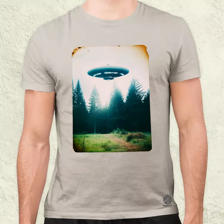 Ritka polaroid kép UFO-ról v1 férfi póló