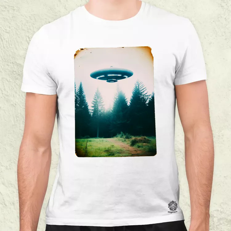 Ritka polaroid kép UFO-ról v1 férfi póló