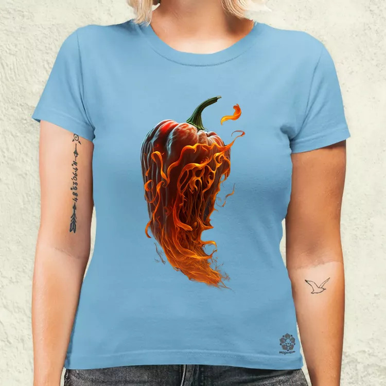 Szellem chilli v1 női póló