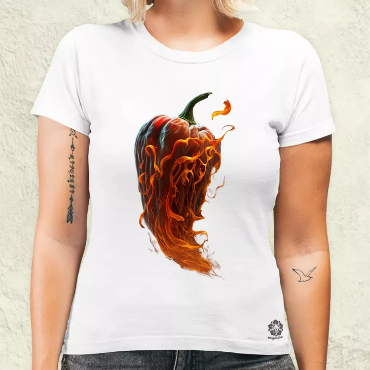 Szellem chilli v1 női póló