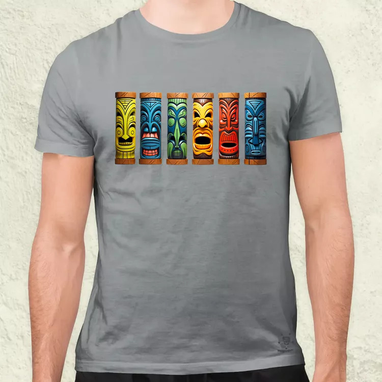 Tiki faragványok v1 férfi póló