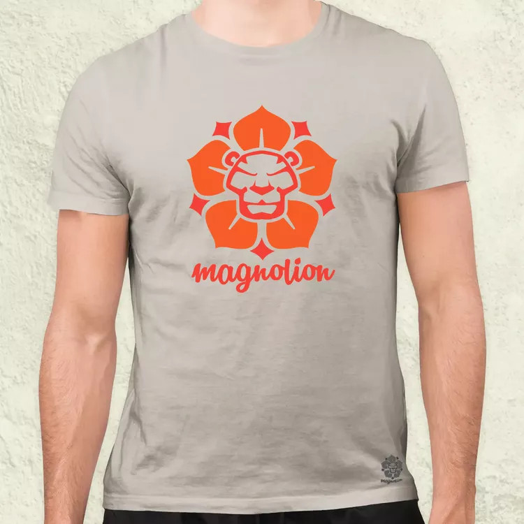 Magnolion narancs férfi póló