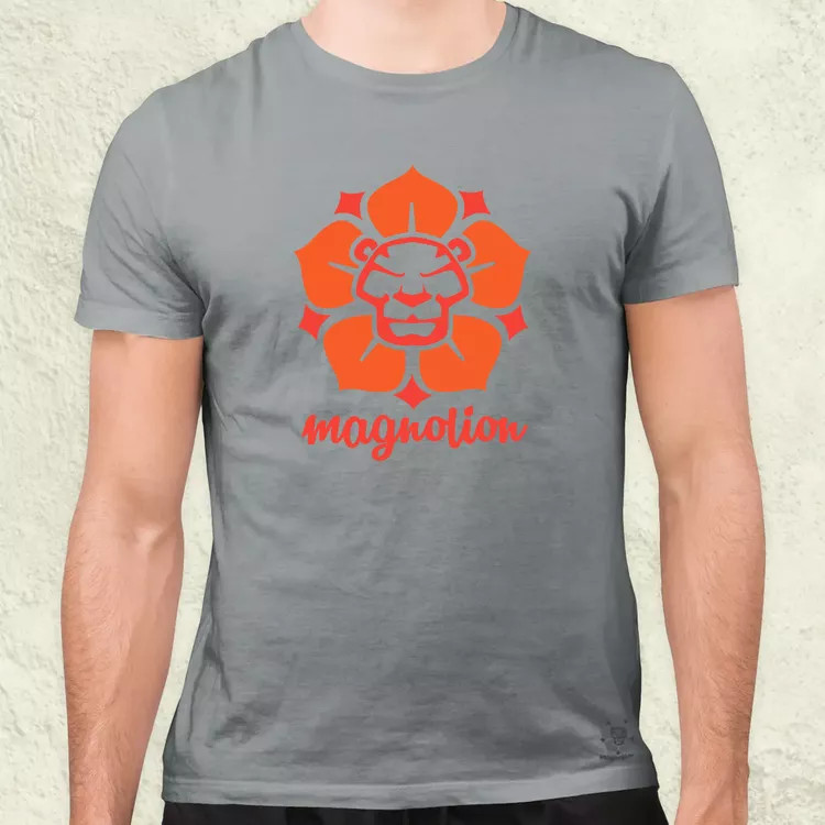 Magnolion narancs férfi póló