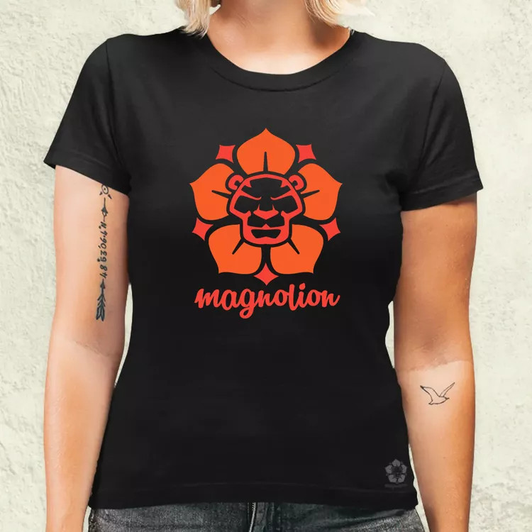 Magnolion narancs női póló